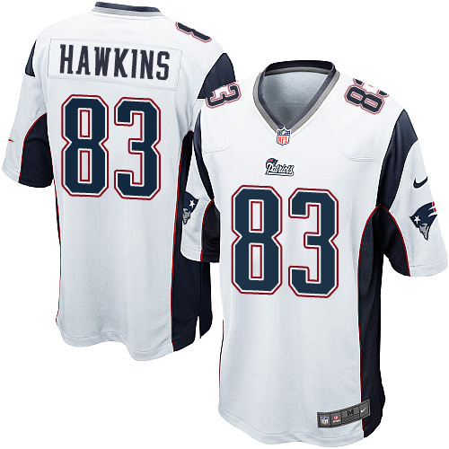 Youth Limited Lavelle Hawkins Nike Jersey White Road - #83 NFL New England Patriots